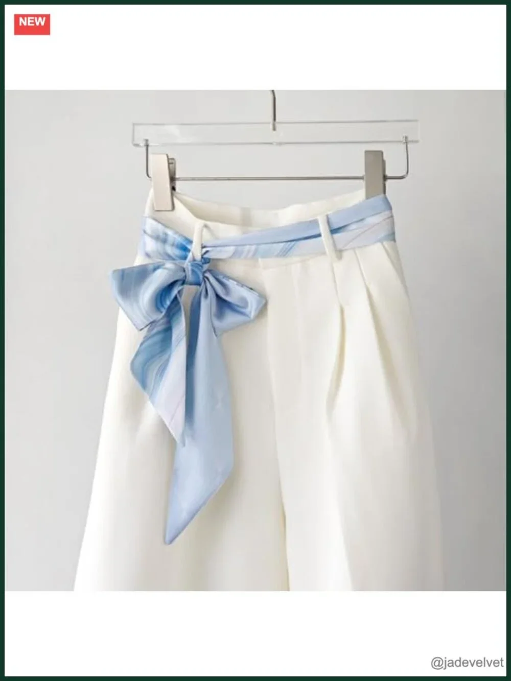 Reversible Satin Neck Scarf, Multi-Way Hairband, Bag Charm & Belt